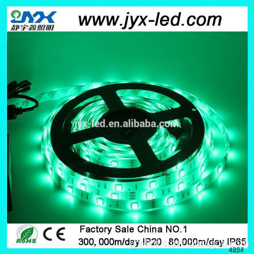 ShenZhen factory 5050 rgb led strip 30leds per meter 7.2w/m double side pcb 12v led strip holiday lighting led with CE ROHS